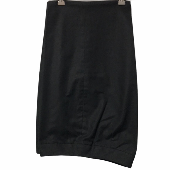 LAFAYETTE 148 Black Cotton Dress Wide Leg Pants - Picture 4 of 9